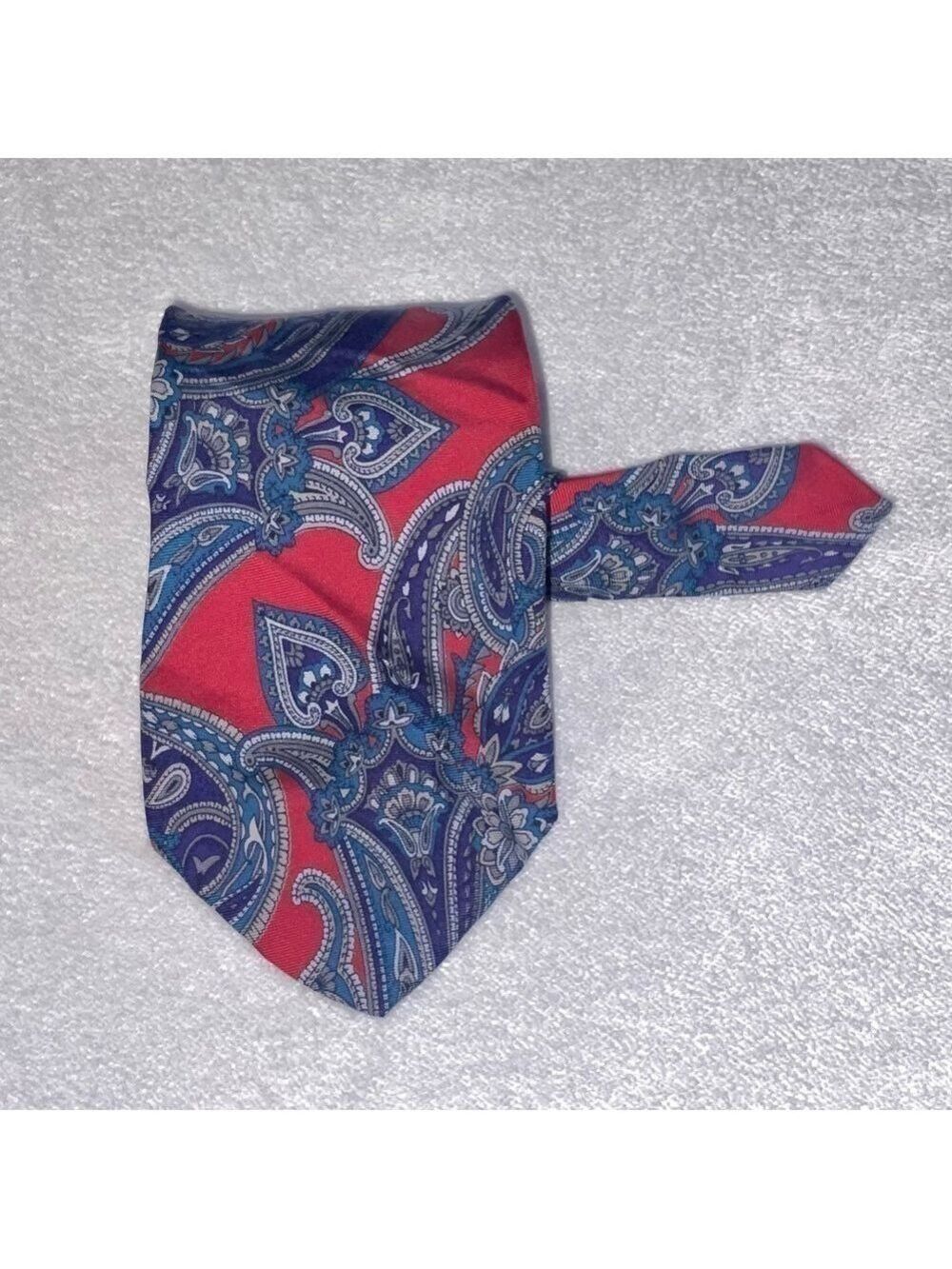 Bert PULITZER PAISLEY SILK NECK TIE